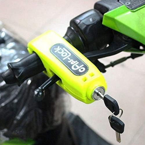 Heavy Duty Bike Brake Lock - Locking System by Holding Bar with Brake Lever for All Bikes and Scooters - Assorted Colour, Pack of 1