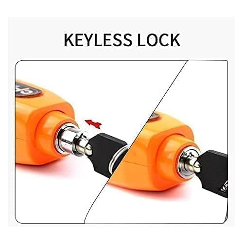 Heavy Duty Bike Brake Lock - Locking System by Holding Bar with Brake Lever for All Bikes and Scooters - Assorted Colour, Pack of 1