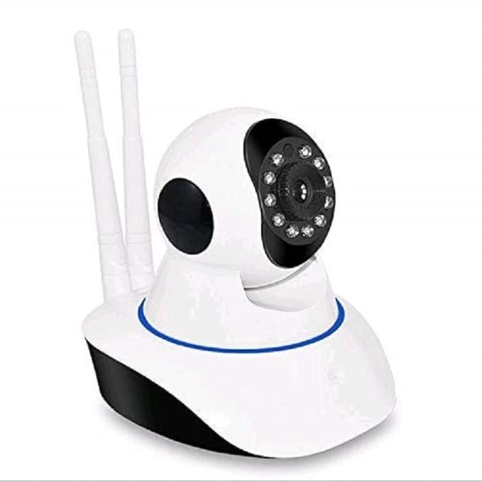 HD Wireless IP Security Camera with Dual Antenna | Night Vision & Two-Way Audio (Supports Micro SD Card)