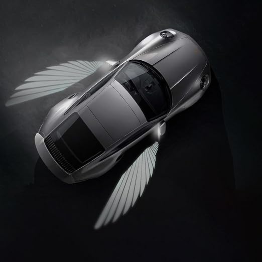 Universal Car ORVM Angel Wing Projector LED Welcome Lights