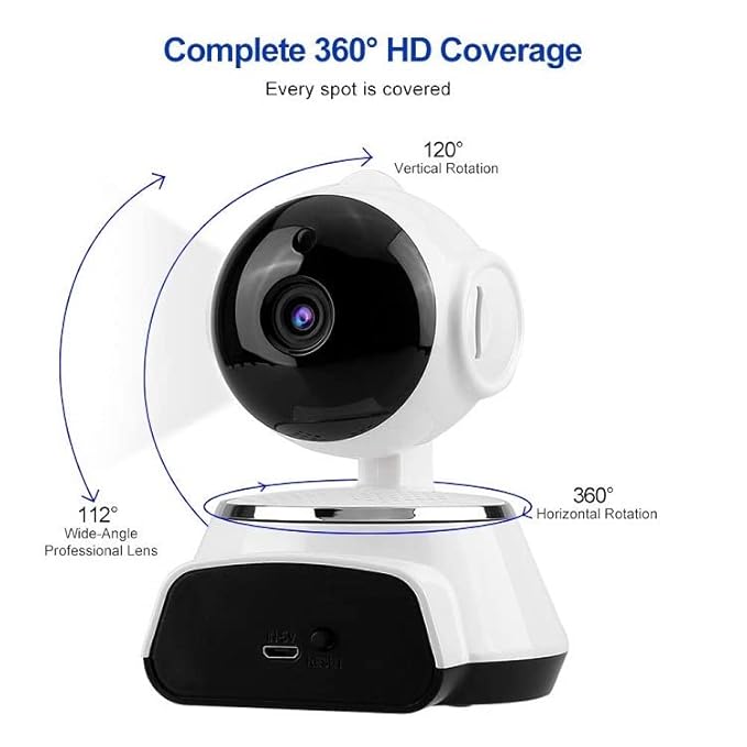 Mini WiFi Wireless HD 720P Security Camera | Night Vision, P2P, IR Surveillance, Supports 64GB SD Card