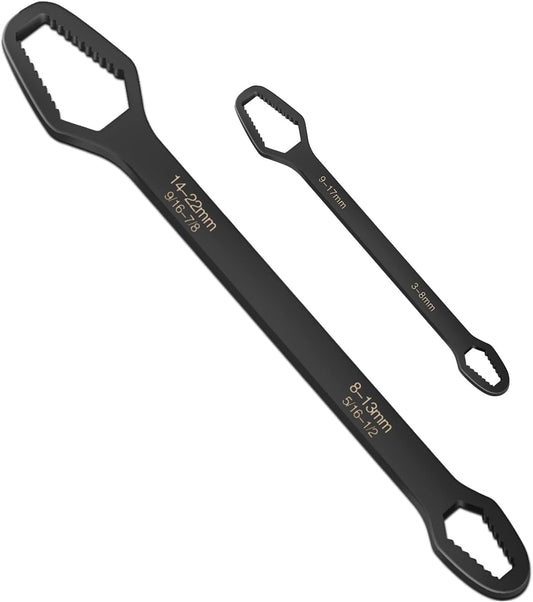 DualGrip Double-Sided Universal Wrench Set (2-Pack)