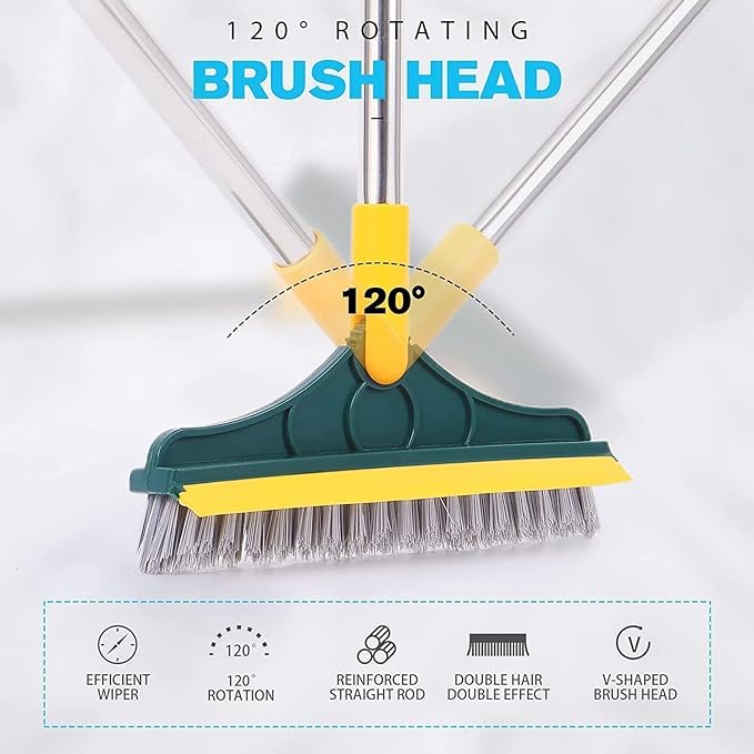 2 In1 Super Clean Rotating Brush with Wiper