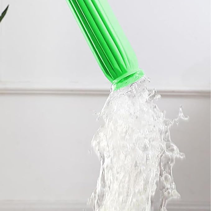 2-in-1 Self-Wringing Microfiber Mop (Green)