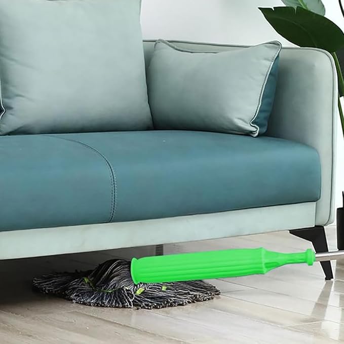 2-in-1 Self-Wringing Microfiber Mop (Green)