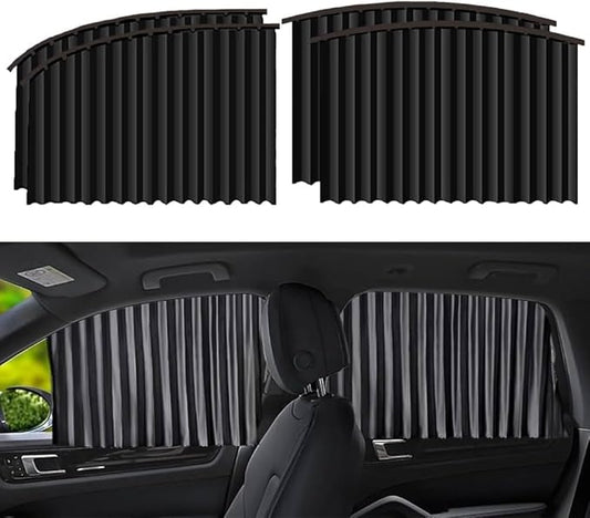 Magnetic Removable Car Window Sunshade Curtains (4PCS)