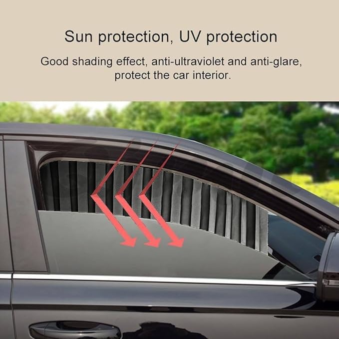 Magnetic Removable Car Window Sunshade Curtains (4PCS)