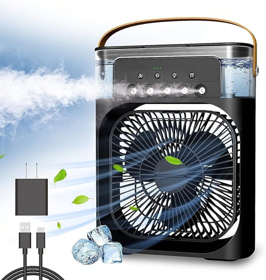 AquaBreeze Air Cooler with Cool Mist colorful light