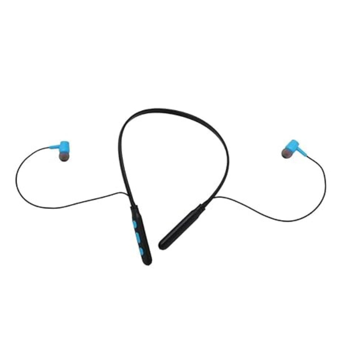 Wireless Magnetic Bluetooth Neckband Headset with Mic (Multicolored)